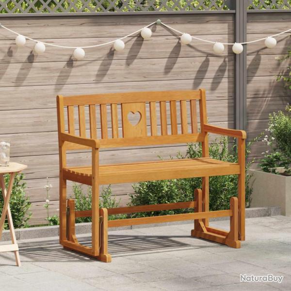 Banc � bascule de jardin Naturel 110 x 59 x 97 cm
