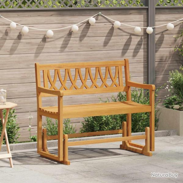Banc � bascule de jardin Naturel 110 x 59 x 97 cm