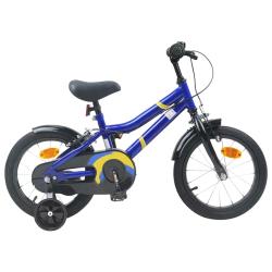 V&eacute;lo pour Enfants 16 Pouces pour 4-6 ans Bleu blanc
