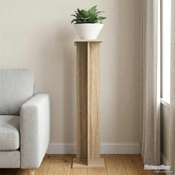 Support de Plante Ch�ne Sonoma 25 x 25,5 x 100,5 cm