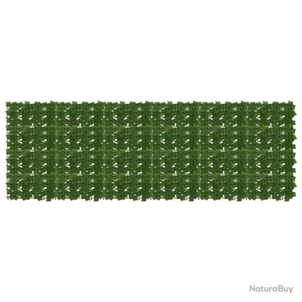 �cran de balcon avec feuilles Vert 300 x 100 cm