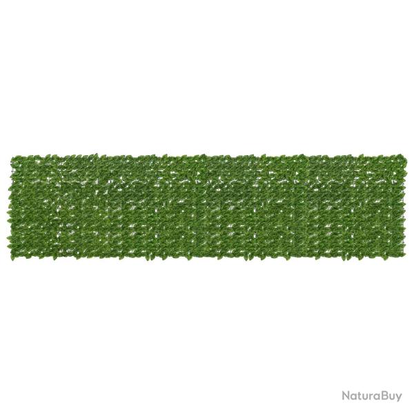 �cran de balcon avec feuilles Vert et jaune 400 x 100 cm