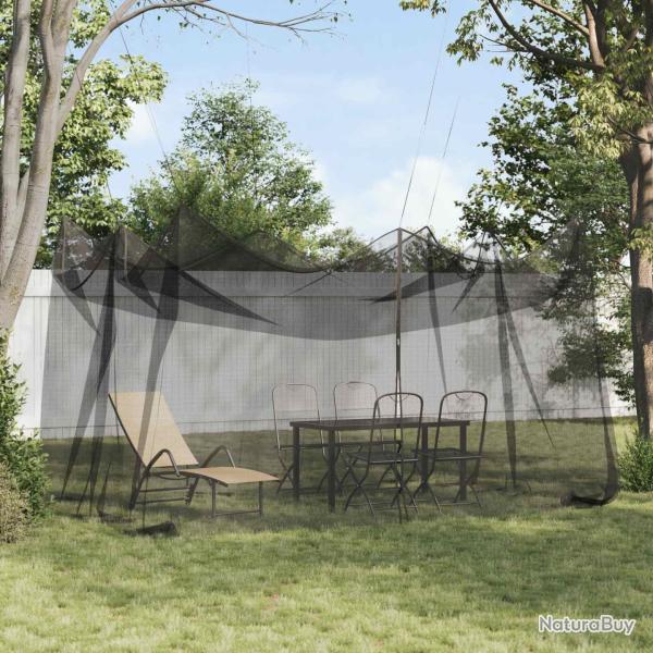 Filet Anti-Moustiques de Jardin 156 Maille Noir 3 x 4,5 x 2,5 m