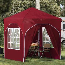 Tente de f&ecirc;te pop-up 192 x 192 x 245 cm Bordeaux