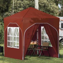 Tente de f&ecirc;te pop-up 192 x 192 x 245 cm Terre cuite