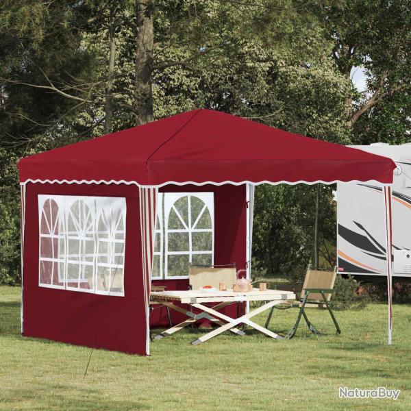 Tente de f�te pop-up 288 x 288 x 245 cm Bordeaux Tissu Oxford