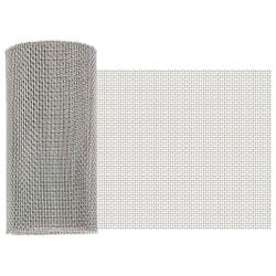 &Eacute;cran en maille 20 x 200 cm 8 Mesh Acier Inoxydable 201 Argent&eacute;