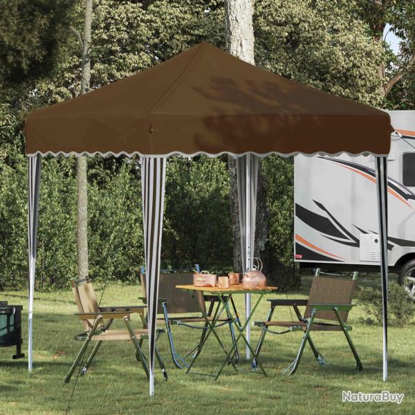 Tente de f�te pop-up 195 x 195 x 245 cm Taupe Tissu Oxford