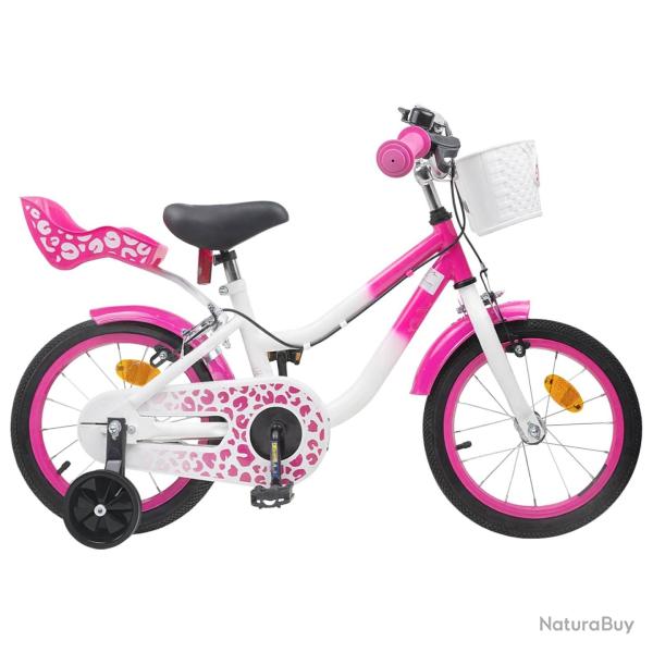 V�lo pour Enfants 14 Pouces pour les 3-5 ans Rose