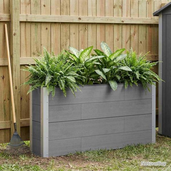 Jardini�re sur�lev�e Gris 150 x 30 x 72 cm