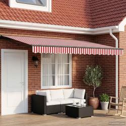 Cadre de store manuel avec LEDs 5 &times; 3,5 m