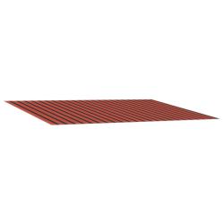 Toile de rechange pour auvent Orange et marron 300 x 250 cm