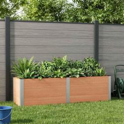 Jardini&egrave;re sur&eacute;lev&eacute;e Marron 200 x 50 x 54 cm