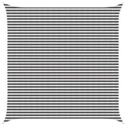 Voile d'ombre Anthracite et blanc 5 x 5 m HDPE