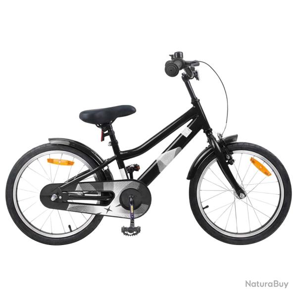 V�lo pour Enfants 18 Pouces pour les 5-7 ans Noir
