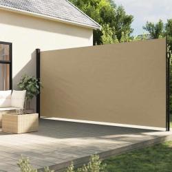 Auvent lat&eacute;ral r&eacute;tractable beige 220x300 cm