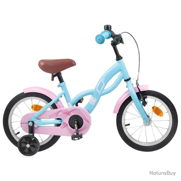 V�lo pour Enfants 16 Pouces pour 4-6 ans Bleu clair