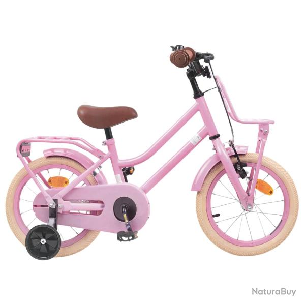 V�lo pour Enfants 16 Pouces pour 4-6 ans Rose clair