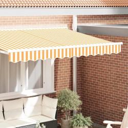 Remplacement de lambrequin Jaune et blanc 2,5 m Polyester