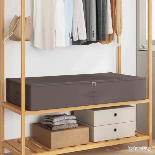 Bo�te de rangement 24 pcs Gris 100 x 50 x 18 cm Tissu intiss�