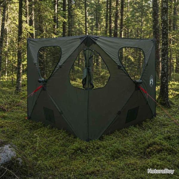 Tente de Chasse avec toit Vert arm�e 145 x 145 x 150 cm
