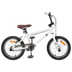 BMX 16 Pouces pour 5-8 ans Blanc