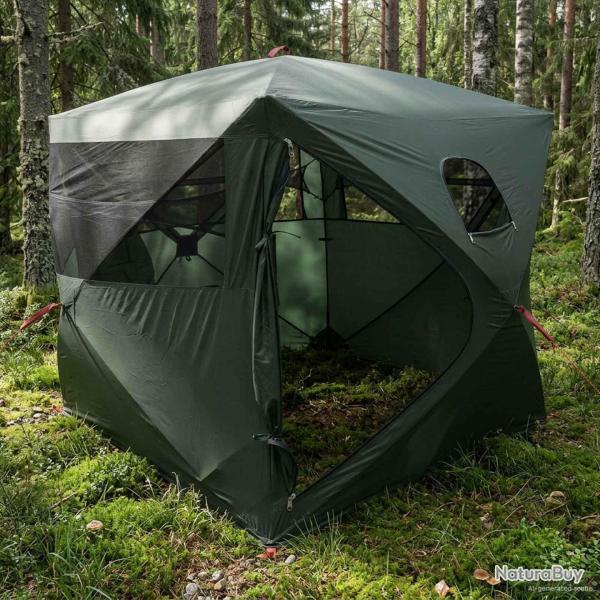 Tente de Chasse avec toit Vert arm�e 143 x 143 x 165 cm
