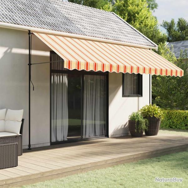 Tissu de remplacement de cantonni�re d'auvent jaune orange 4,5m