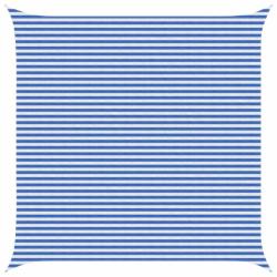Voile d'ombre Bleu et Blanc 5 x 5 m HDPE