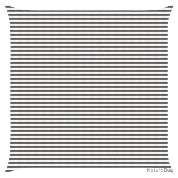 Voile d'ombre Gris clair et blanc 4,5 x 4,5 m HDPE