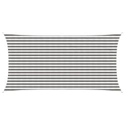 Voile d'ombre Gris clair et blanc 2,5 x 4,5 m HDPE