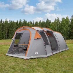 Tente tunnel Gris et orange 505 x 330 x 204 cm