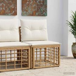 Unit&eacute; de canap&eacute; sans accoudoir modulable pour ext&eacute;rieur Naturel