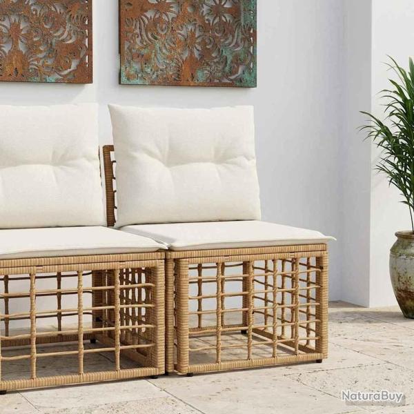 Unit� de canap� sans accoudoir modulable pour ext�rieur Naturel