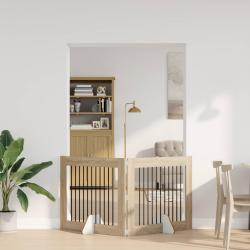 Porte de chien pliable avec supports 2 pcs Ch&ecirc;ne Sonoma