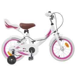 V&eacute;lo pour Enfants 12 Pouces pour les enfants de 2 &agrave; 4 ans Blanc