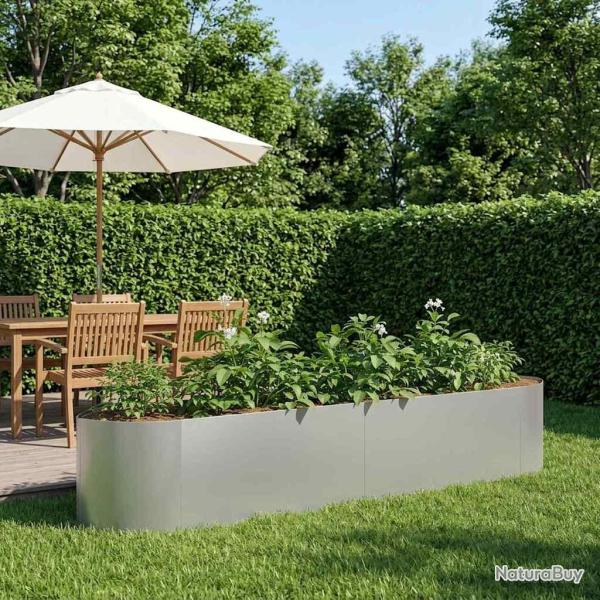 Jardin sur�lev� Acier galvanis� 220 x 40 x 40 cm Acier