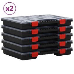 Bo&icirc;tes d'assortiment 10 pcs 40x30x5 cm Polypropyl&egrave;ne