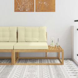 Canap&eacute; d'ext&eacute;rieur en bout Blanc 115 x 83 x 73 cm Polyester