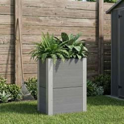 Jardini&egrave;re sur&eacute;lev&eacute;e Gris 50 x 30 x 72 cm