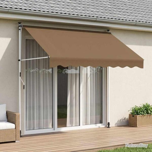 Auvent r�tractable manuel Beige 100 cm