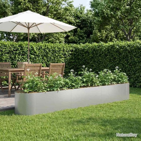 Jardin sur�lev� Acier galvanis� 300 x 40 x 40 cm Acier