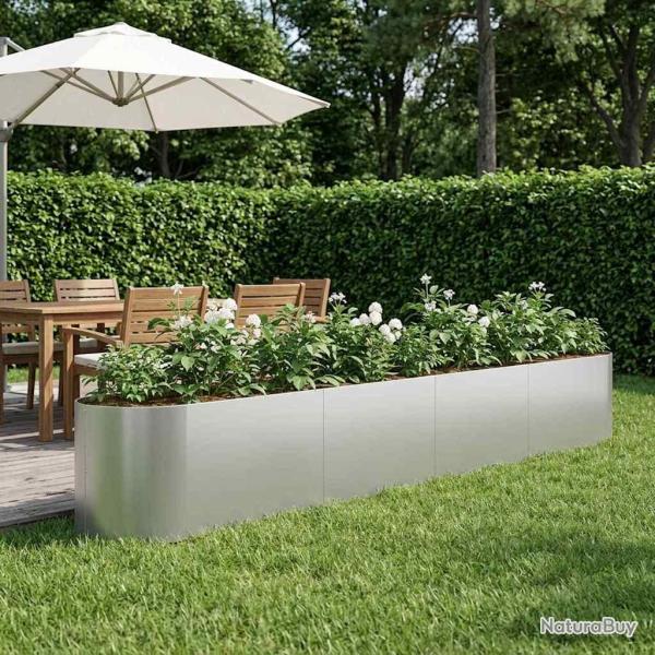 Jardin sur�lev� Acier galvanis� 380 x 40 x 40 cm Acier