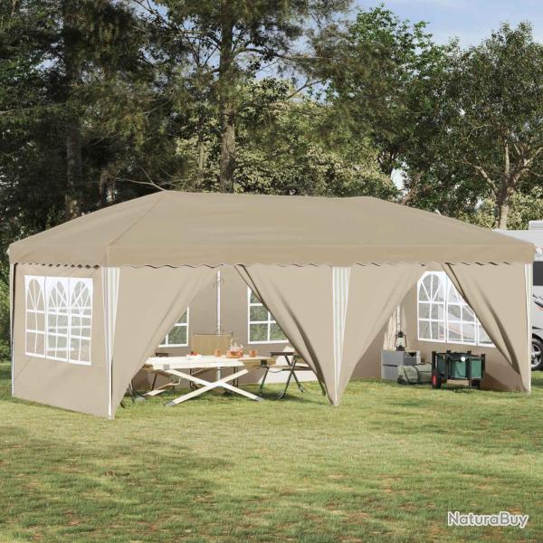 Tente de f�te pop-up 575 x 288 x 245 cm Cr�me