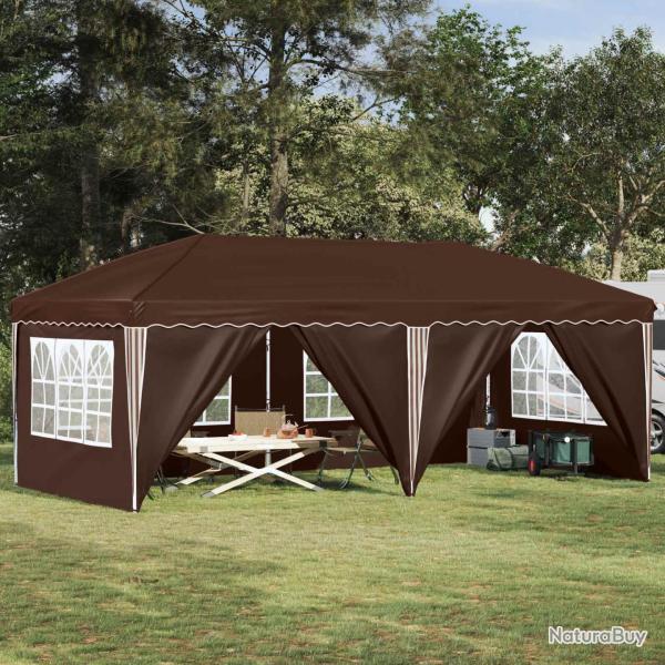 Tente de f�te pop-up 575 x 288 x 245 cm Marron