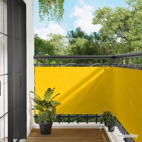 �cran de balcon Jaune 100 x 800 cm Tissu Oxford
