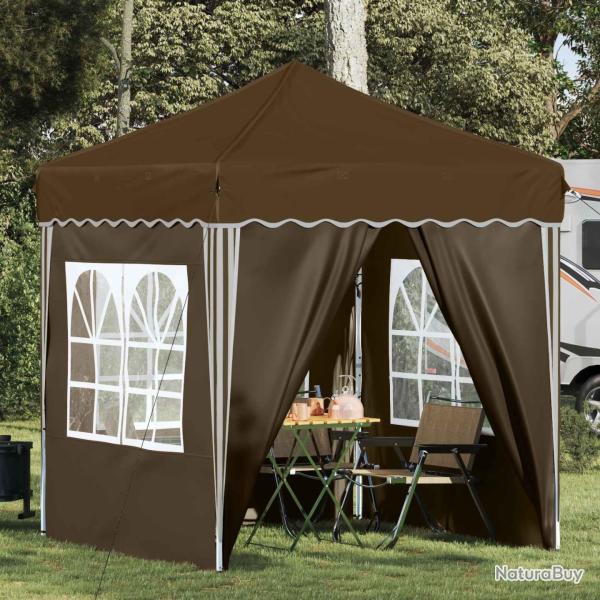 Tente de f�te pop-up 195 x 195 x 245 cm Taupe Tissu Oxford