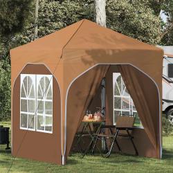 Tente de f&ecirc;te pop-up 192 x 192 x 245 cm Beige