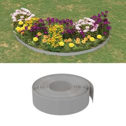 Bordures 25 m 15 cm PE Gris