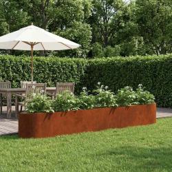 Jardin sur&eacute;lev&eacute; Acier patin&eacute; 300 x 40 x 40 cm Acier